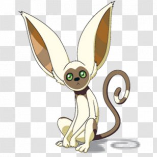 Momo Zuko Appa Katara Azula - Mythical Creature - Aang Transparent PNG