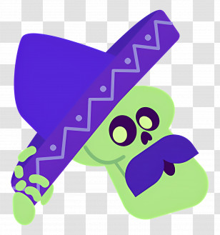 Funny Bone - Green Skull Cartoon Illustration Transparent PNG