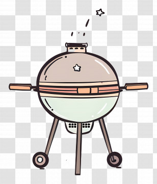 Barbecue - Cartoon Barbecue Grill Illustration Transparent PNG