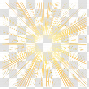 Holy Light - Radiant Sunburst Transparent PNG
