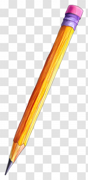 Colored Pencil - Colorful Pen Illustration For Writing Transparent PNG