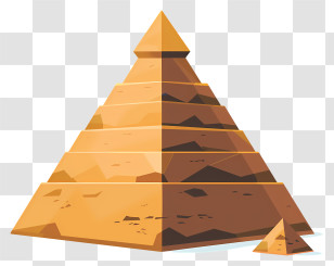 Egypt Pyramid - Illustration Of An Ancient Egyptian Pyramid Transparent PNG