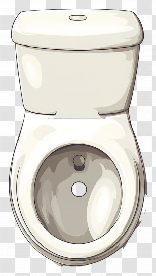 Toilet Top View - Toilet Illustration Drawing Transparent PNG