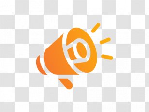 Graphic Design Loudspeaker Clip Art - Heart - Cartoon Orange Trumpet Transparent PNG