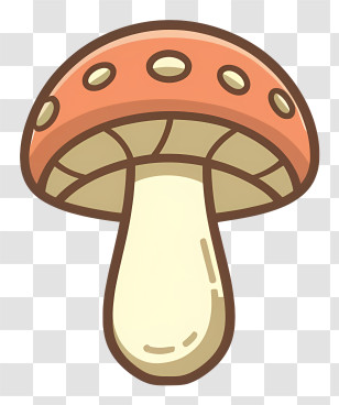 Mushroom Drawing - Cute Cartoon Mushroom Illustration Transparent PNG