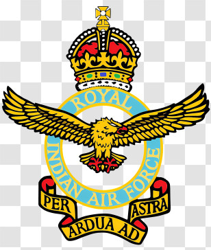 Royal Indian Air Force - Royal Indian Air Force Emblem Transparent PNG