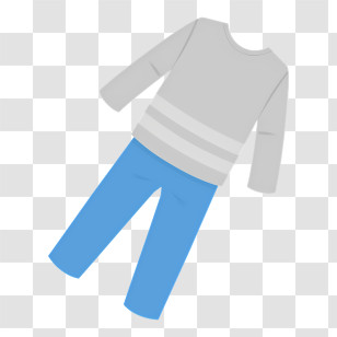 Fashion - Casual Clothing Set Transparent PNG