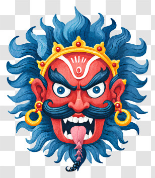 Demonic Face - Angry Demon Face Transparent PNG