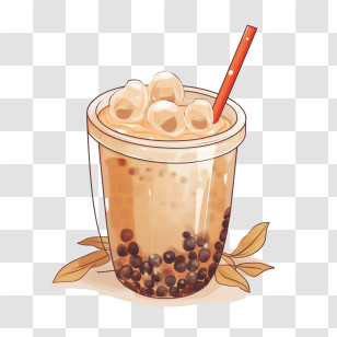 Bubble Milk Tea
 - Bubble Tea In Cup With Straw Transparent PNG