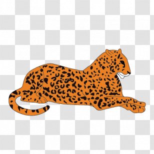 Cheetah Leopard Jaguar Terrestrial Animal Clip Art - Mammal Transparent PNG