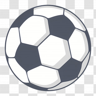 Cartoon Football - Soccer Ball Illustration Transparent PNG