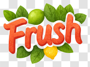 Frush Logo - Frush Fruit Logo Transparent PNG