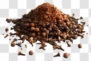 Cloves Powder - Brown Spice With Cloves Transparent PNG