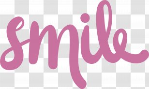 Smile Euclidean Vector Microsoft Word - Smiley - Pink Art Words Transparent PNG