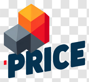 Price - Bold Price Geometric Logo Transparent PNG