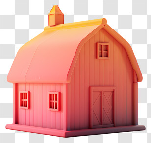 Farm Barn - Small Red Barn Transparent PNG