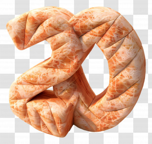Number 20 - Creative Bread Number 20 Design Transparent PNG
