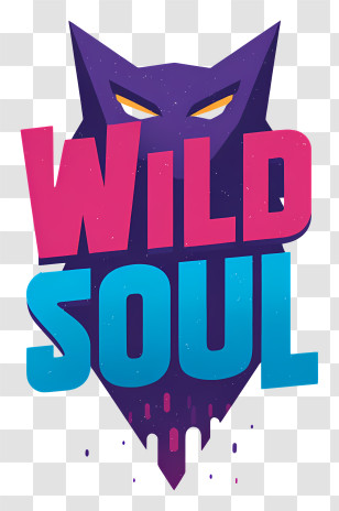 Wild Soul - Bold 'Wild Soul' Wordmark Transparent PNG