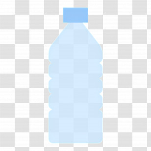 Water Bottle - Light Blue Water Bottle Illustration Transparent PNG