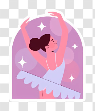 Dancer - Ballet Dancer In White Tutu Transparent PNG