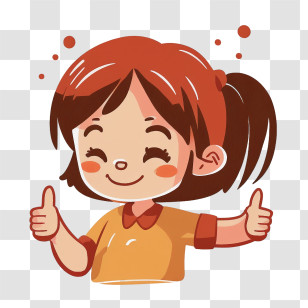 World Gratitude Day
 - Smiling Girl Giving Thumbs Up Transparent PNG