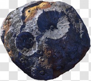 16 Psyche Asteroid Mining Belt - Spacecraft - Ice Block Pattern Transparent PNG