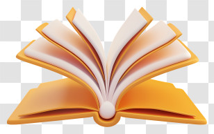 Open Book - Creative Open Book Illustration Transparent PNG
