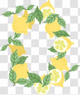 Lemon Design Yellow Image - Artwork - Border Transparent PNG