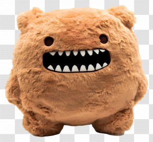 Domo Kun - Cute Plush Monster Cartoon Toy Transparent PNG