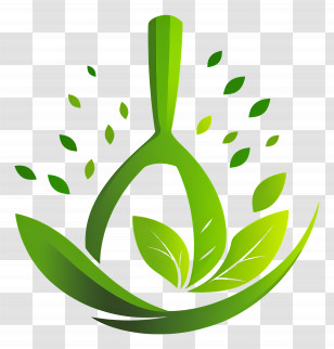 Spring Cleaning - Eco-Friendly Green Leaves Symbol Transparent PNG