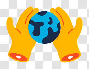 Sphere - Hands Holding Earth Illustration Transparent PNG