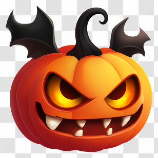 Halloween Devil - Halloween Evil Pumpkin Cartoon Transparent PNG