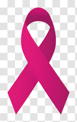 Pink Ribbon - Pink Ribbon Symbol For Breast Cancer Awareness Transparent PNG