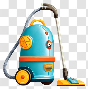 Vacuum Cleaner - Blue Vacuum Cleaner Transparent PNG