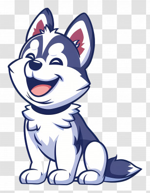 Animated Dog - Cute Cartoon Dog Transparent PNG