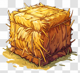 Hay Bale - Hay Bale Illustration Transparent PNG