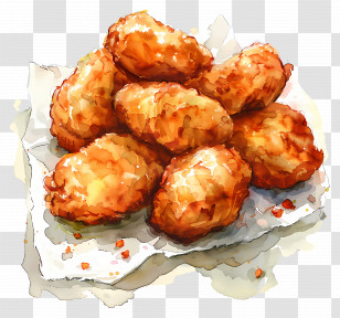 Fried Chicken - Crispy Fried Chicken Transparent PNG