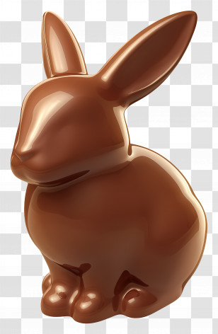 Chocolate Bunny - Chocolate Bunny For Easter Transparent PNG