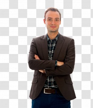 Tartan Dress Shirt Tuxedo Sleeve Business - Businessperson Transparent PNG