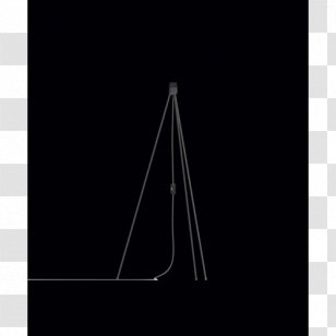 Light Triangle White - Black M Transparent PNG