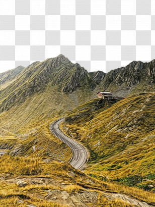 Mountain Pass Grassland Grasses Plant Community Mountain Range Transparent PNG
