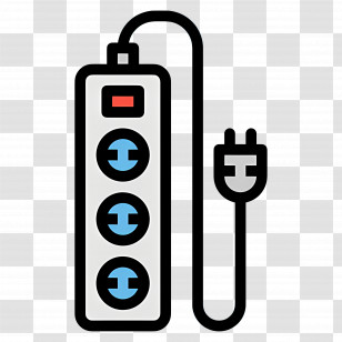 Electrical Socket - Power Strip With Multiple Outlets Transparent PNG