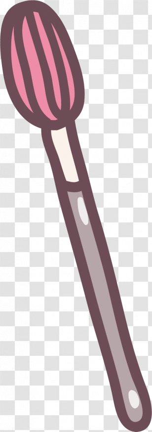 Toilet Brush - Spoon - Hand Painted Transparent PNG