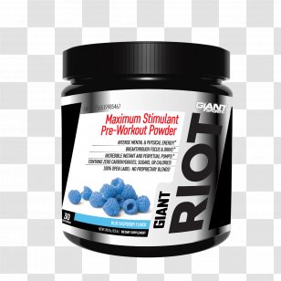Bodybuilding Supplement Dietary Sports Riot Protein - Casein - Blue Raspberry Transparent PNG