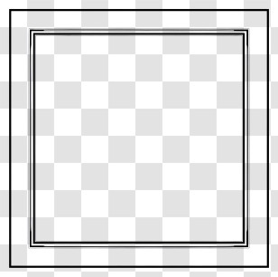 Boder Line Frame - Simple Black Frame Transparent PNG