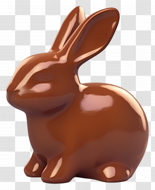 Chocolate Bunny - Chocolate Bunny For Easter Transparent PNG