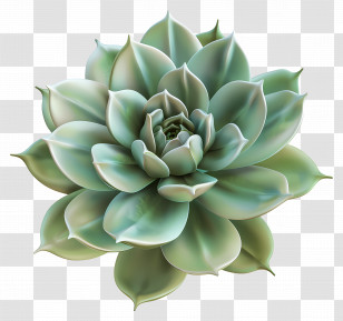 Succulent Plant - Succulent Plant Close-Up For Botanical Inspiration Transparent PNG