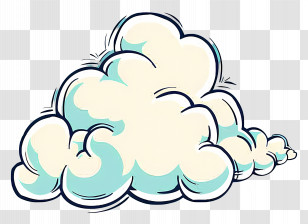 Cloud - Cartoon Fluffy Cloud Illustration Transparent PNG