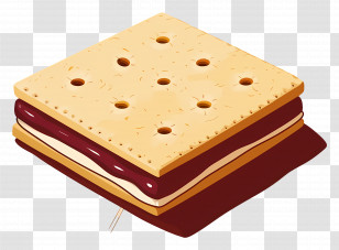 Ritz Cracker - Sandwich Biscuit With Cream Filling Illustration Transparent PNG