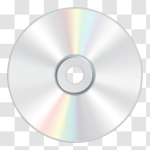 Cd - Shiny Silver CD Transparent PNG
